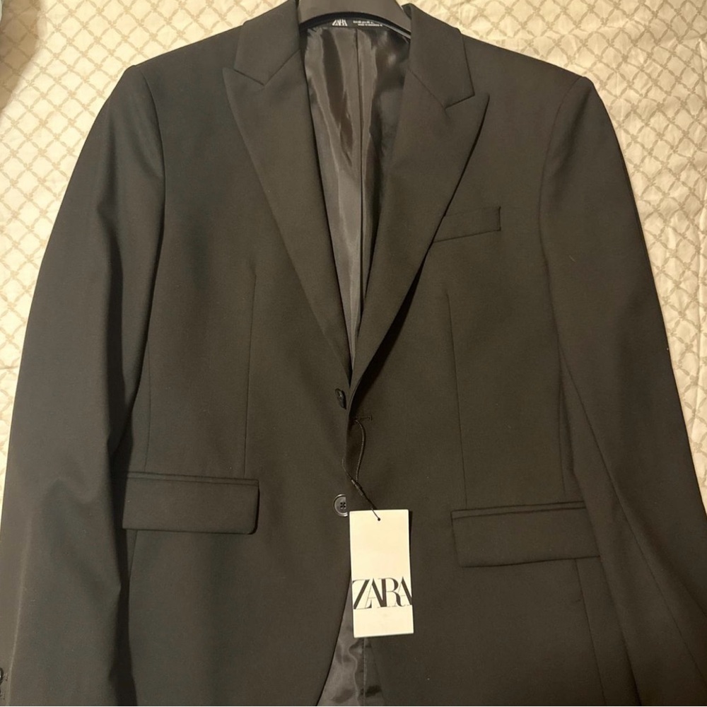 Zara Men's Elegant Black Sport Coat